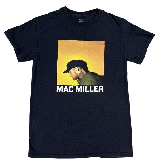 Mac Miller Mens 100% Cotton Black T-Shirt Sz Small - Picture 1 of 4